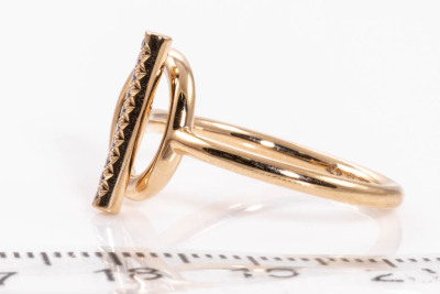 Hermes Echappee Diamond Ring - 8