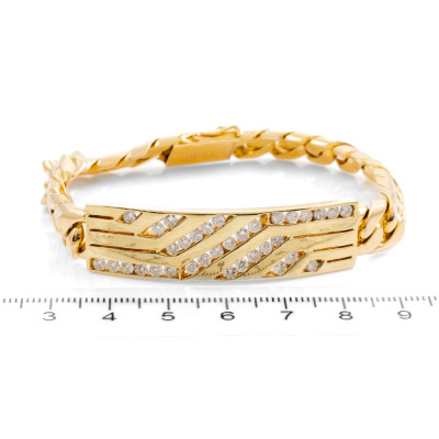 2.58ct Diamond Bracelet 66.3g - 2