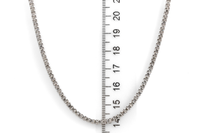 7.50ct Diamond Tennis Necklace - 5