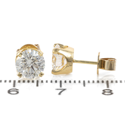 2.02ct Diamond Studs GIA D VS1 - 2