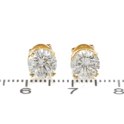 2.02ct Diamond Studs GIA D VS1 - 6