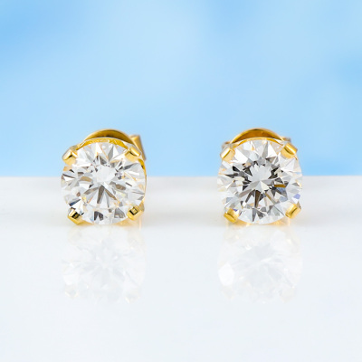 2.02ct Diamond Studs GIA D VS1 - 7