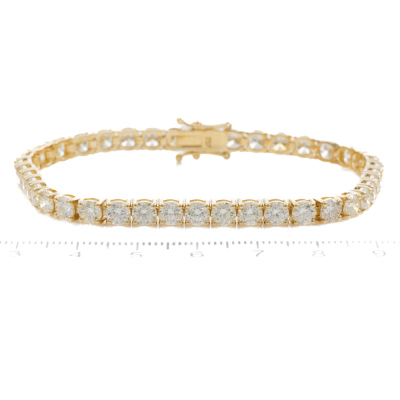 11.24ct Diamond Tennis Bracelet - 2