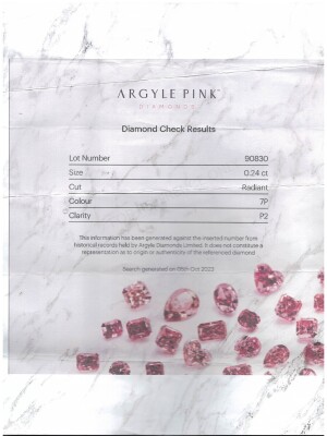 0.24ct 7P Argyle Pink Diamond - 3