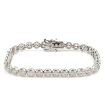 6.79ct Diamond Tennis Bracelet - 3