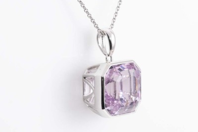 10.03ct Kunzite Pendant - 4