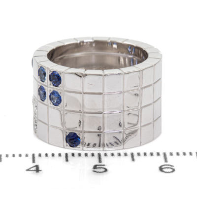 Cartier Lanieres Sapphire Diamond Ring - 3