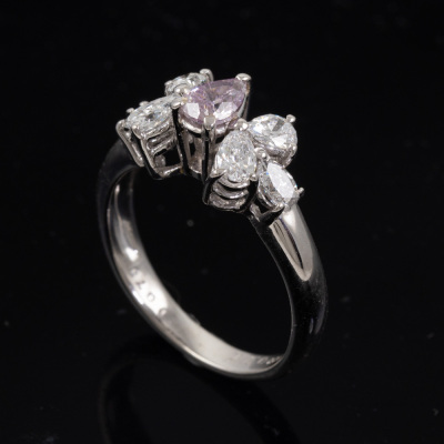 0.31ct Fancy Purplish Pink Diamond GSL - 6