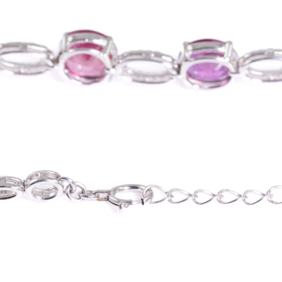 8.00ct Ruby & 0.39ct Diamond Bracelet - 3