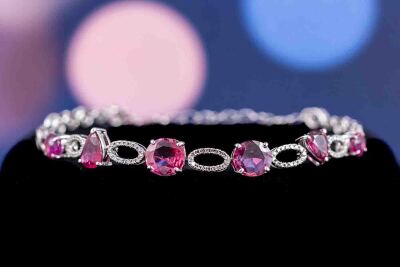 8.00ct Ruby & 0.39ct Diamond Bracelet - 6