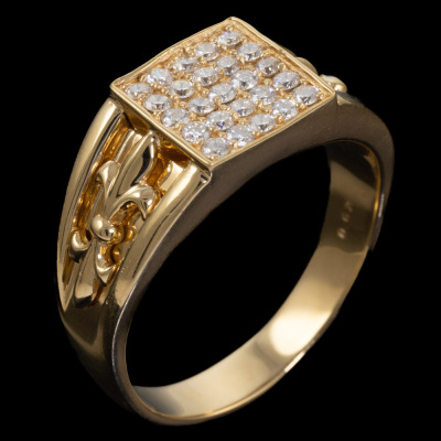 0.62ct Diamond Mens Ring - 5