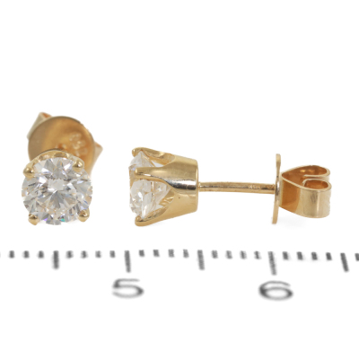 1.00ct Diamond Studs GIA D VS1 - 8