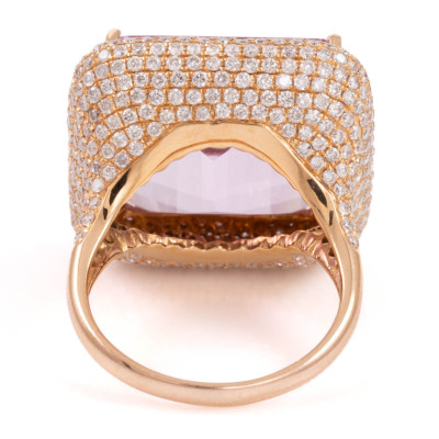 19.67ct Kunzite and Diamond Ring - 5