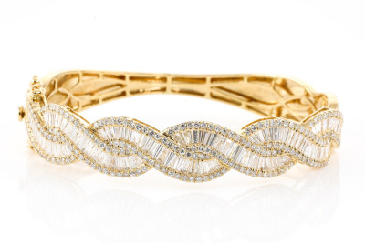 6.50ct Round Diamond bangle