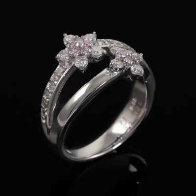 Argyle Origin Purplish Pink Diamond Ring - 6