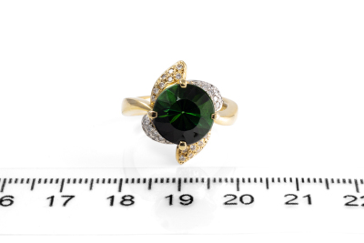 4.50ct Tourmaline and Diamond Ring - 2