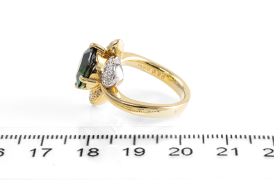 4.50ct Tourmaline and Diamond Ring - 4