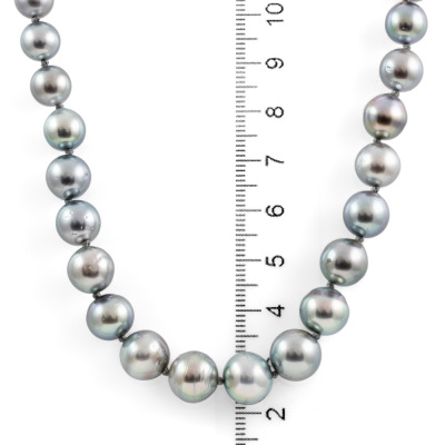 6.9 - 10.0mm Tahitian Pearl Necklace - 3