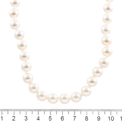 8.5mm - 9.0mm Akoya Pearl Necklace - 7