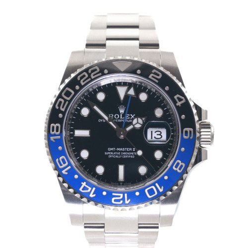 Rolex GMT Master II Batman" Mens Watch"