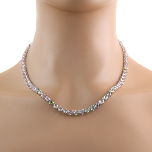 40.24ct Multi Colour Sapphire Necklace