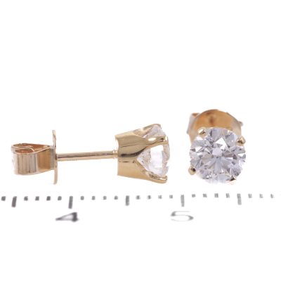 1.11ct Diamond Studs GIA E IF - 4