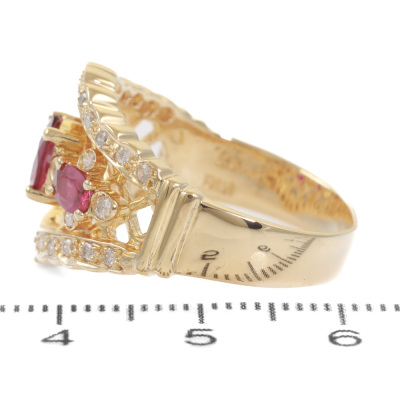 1.19ct Ruby & Diamond Ring - 3