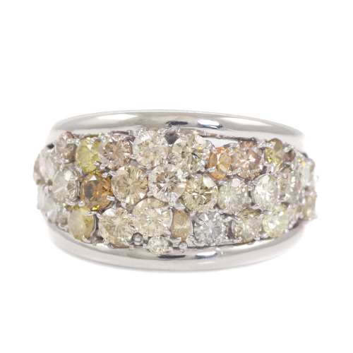 4.40ct Mixed Fancy Diamond Dress Ring