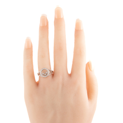 Chopard Happy Diamond 3P Ring - 7