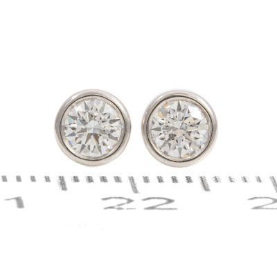 Tiffany & Co Diamond Stud Earrings - 3