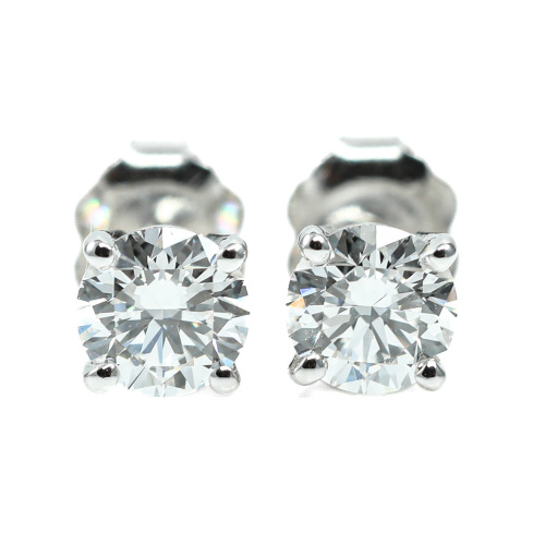 1.00ct Diamond Studs GIA D VVS2