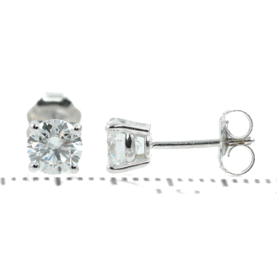 1.00ct Diamond Studs GIA D VVS2 - 3