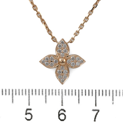 Louis Vuitton Star Blossom Diamond Pendant - 3