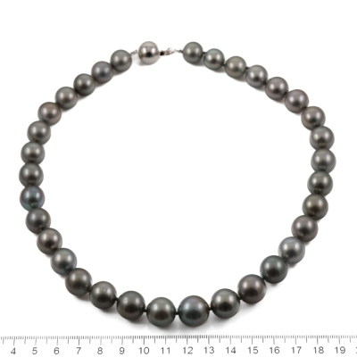 14.4 - 11.5mm Tahitian Pearl Necklace - 4