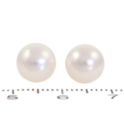 8.4-8.3mm Akoya Pearl Stud Earrings - 2