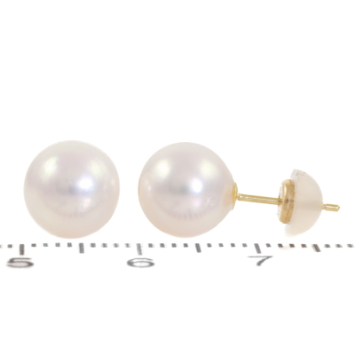 8.4-8.3mm Akoya Pearl Stud Earrings - 3