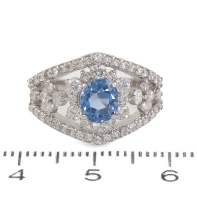 1.25ct Unheated Sri Lankan Sapphire GIA - 2