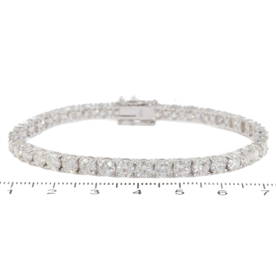 11.99ct Diamond Tennis Bracelet - 2