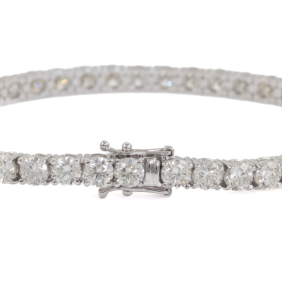 11.99ct Diamond Tennis Bracelet - 5