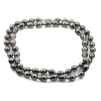 12.0-8.9mm Tahitian Pearl Necklace - 2