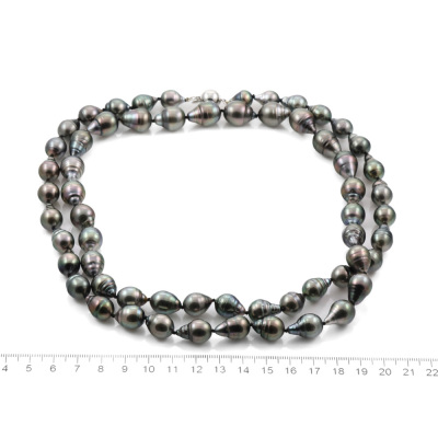 12.0-8.9mm Tahitian Pearl Necklace - 3