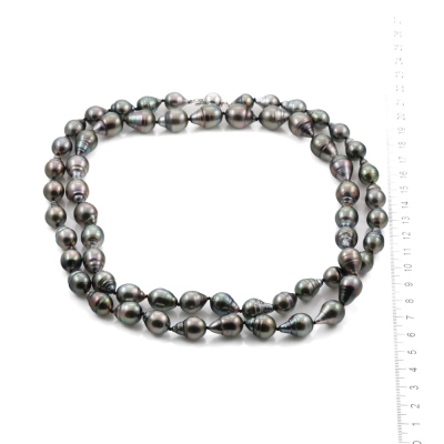 12.0-8.9mm Tahitian Pearl Necklace - 4