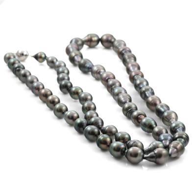 12.0-8.9mm Tahitian Pearl Necklace - 5