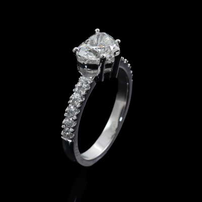 1.53ct Diamond Solitaire Ring GIA H SI2 - 5