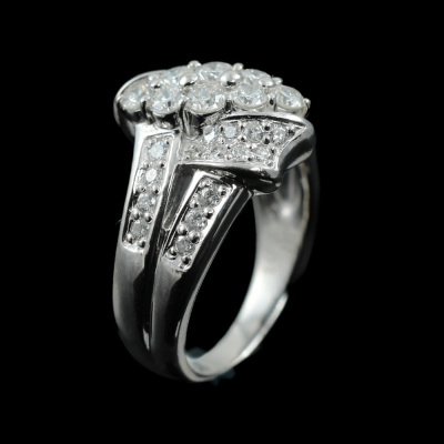 1.00ct Diamond Dress Ring - 5