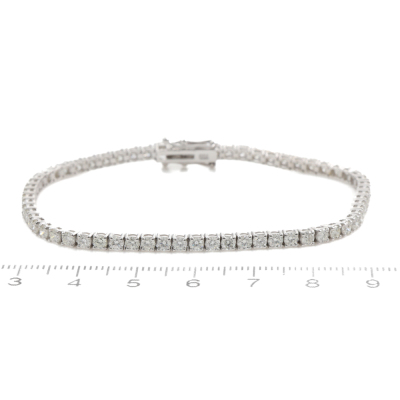 3.95ct Diamond Tennis Bracelet - 2