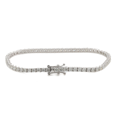 3.95ct Diamond Tennis Bracelet - 3