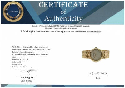 Patek Philippe Calatrava 18ct Gold 85.2g - 4