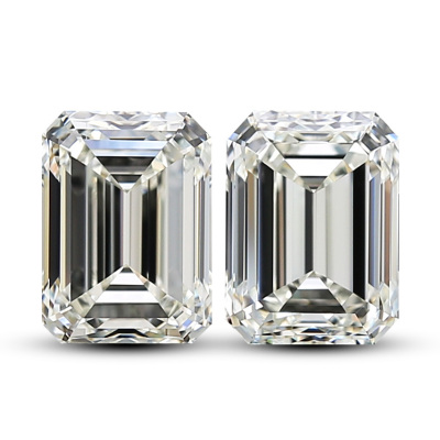 3.40ct Pair of Loose Diamond GIA J VVS