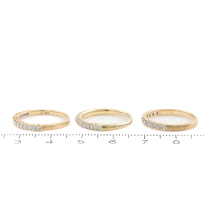 Set of Three Diamond Eternity Rings - 2